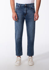 Men's Boyfriend Tomato Jeans Pants With Pockets