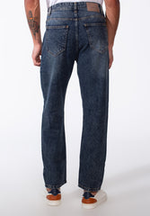 Men's Wide Leg Tomato Jeans Pants With Pockets