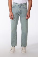 Men's Wide Leg Tomato Jeans Pants With Pockets
