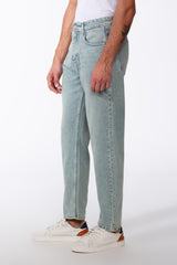 Men's Wide Leg Tomato Jeans Pants With Pockets
