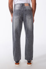 Men's Wide Leg Tomato Jeans Pants With Pockets