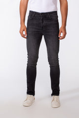Men's Worn Look Slim Fit Jeans Pants