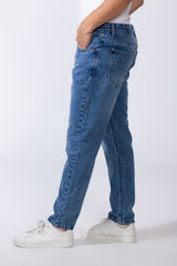 Men's Denim Fabric Smart Casual Vibe With Boyfriend Fit Jeans Pants
