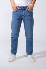 Men's Denim Fabric Smart Casual Vibe With Boyfriend Fit Jeans Pants