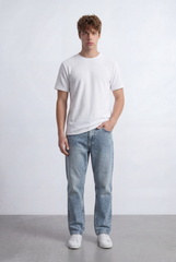 Men’s Tomato Store Relaxed Boyfriend Denim Mid Rise Waist Classic Five Pocket Pants