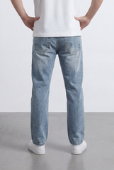 Men’s Tomato Store Relaxed Boyfriend Denim Mid Rise Waist Classic Five Pocket Pants