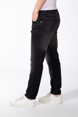 Men's Medium Wash Denim Jeans Five Pockets Practical Boyfriend Pants