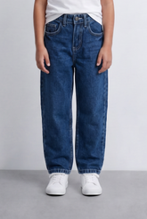 Girl's Tomato Store Mom Fit Denim Jeans High Rise Style Casual Everyday Comfortable Pants