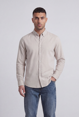 Men’s Tomato Store Clean Surface Oxford Shirt With Button Front Plain Weave Texture Smooth Compact Finish