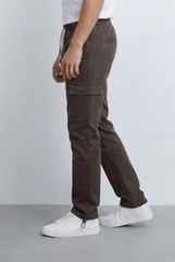 Man's Jogger Flip Pockets Elasticated Gaparden Sporty Comfy Daily Wear Cargo Pants