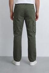 Man's Jogger Flip Pockets Elasticated Gaparden Sporty Comfy Daily Wear Cargo Pants