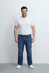 Men’s Tomato Store Big Size Denim Jeans Featuring Classic Five Pocket Design