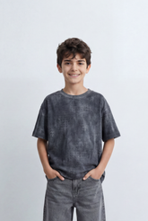 Boy’s Tomato Store Oversized T-Shirt Vintage Washed Finish Subtle Textured Surface
