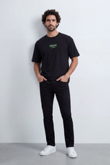 Men’s Tomato Store Dream State T-Shirt Smooth Plain Surface Small Chest Dream Typography Print Contrast Green Artwork Relaxed Fit