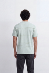 Men’s Tomato Store Tonal Texture T-Shirt Subtle Brush Stroke Pattern Relaxed Shape