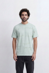 Men’s Tomato Store Tonal Texture T-Shirt Subtle Brush Stroke Pattern Relaxed Shape