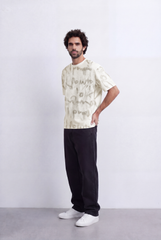 Men’s Tomato Store Graffiti Wash T-Shirt Handwritten Scribble Artwork All Over Sketch Effect Relaxed Street Fit