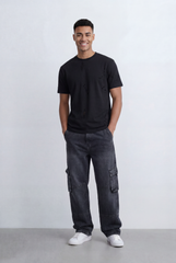 Men’s Tomato Store Distressed T-Shirt Subtle Ripped Details Relaxed Fit