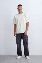 Men’s Tomato Store Distressed T-Shirt Subtle Ripped Details Relaxed Fit