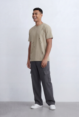 Men’s Tomato Store Distressed T-Shirt Subtle Ripped Details Relaxed Fit