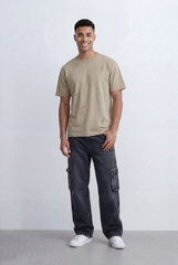 Men’s Tomato Store Distressed T-Shirt Subtle Ripped Details Relaxed Fit