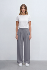Women’s Tomato Store Tailored Basic Pants With Front Pleat Details Flowing Silhouette