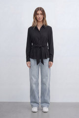 Women’s Tomato Store Wardrobe Essential With A Wrap Style Waist Tie Tailored Shape