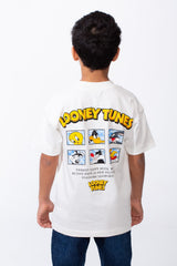Boy's Bold Multi-Character Graphic Print Short Sleeves Rounded Neckline Tomato Store All Day Comfort Fit T-Shirt