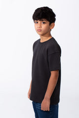 Boy's Short Sleeves Crew Neck Breathable Fabric Oversize Tomato Store Comfort Fit Basic T-Shirt