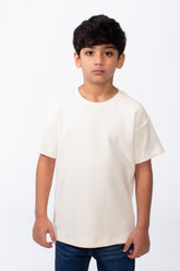 Boy's Short Sleeves Crew Neck Breathable Fabric Oversize Tomato Store Comfort Fit Basic T-Shirt