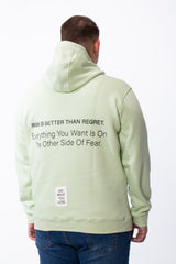 Men's Big Size Comfortable Kangaroo Pocket Front And Back Graphic Print Tomato Store Melton Hooded Sweatshirt