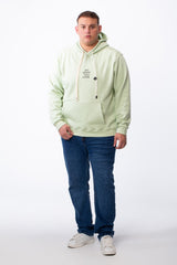 Men's Big Size Comfortable Kangaroo Pocket Front And Back Graphic Print Tomato Store Melton Hooded Sweatshirt