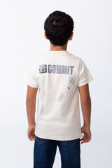 Boy's T-Shirt Ribbed Crew Neck Paint-Splatter Graphics Breathable Comfort Fabric Tomato Store