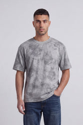 Men’s Tomato Store Cloud Wash T-Shirt Crafted With Crew Neck Drop Shoulder Relaxed Street Fit