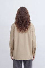Women’s Tomato Store Tie Front Blouse With Smooth Woven Texture Plain Solid Surface Front Bow Tie Fastenings