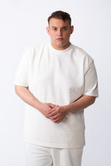 Men’s Big Size Tomato Store Ribbed Lounge Set Matching Outfit Vertical Texture