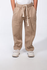Boy's Elasticated Waistband Style Pockets Everyday Look Comfort Oversize Sweat Pants
