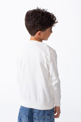 Boy’s Crew Neck Slim Fit Knitted Long Sleeve Pullover