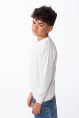 Boy’s Crew Neck Slim Fit Knitted Long Sleeve Pullover