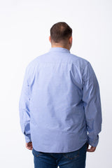 Men's Big Size Shirt Button Down Breathable Fabric Versatile Look Long Sleeves Tomato Store