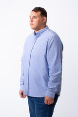 Men's Big Size Shirt Button Down Breathable Fabric Versatile Look Long Sleeves Tomato Store