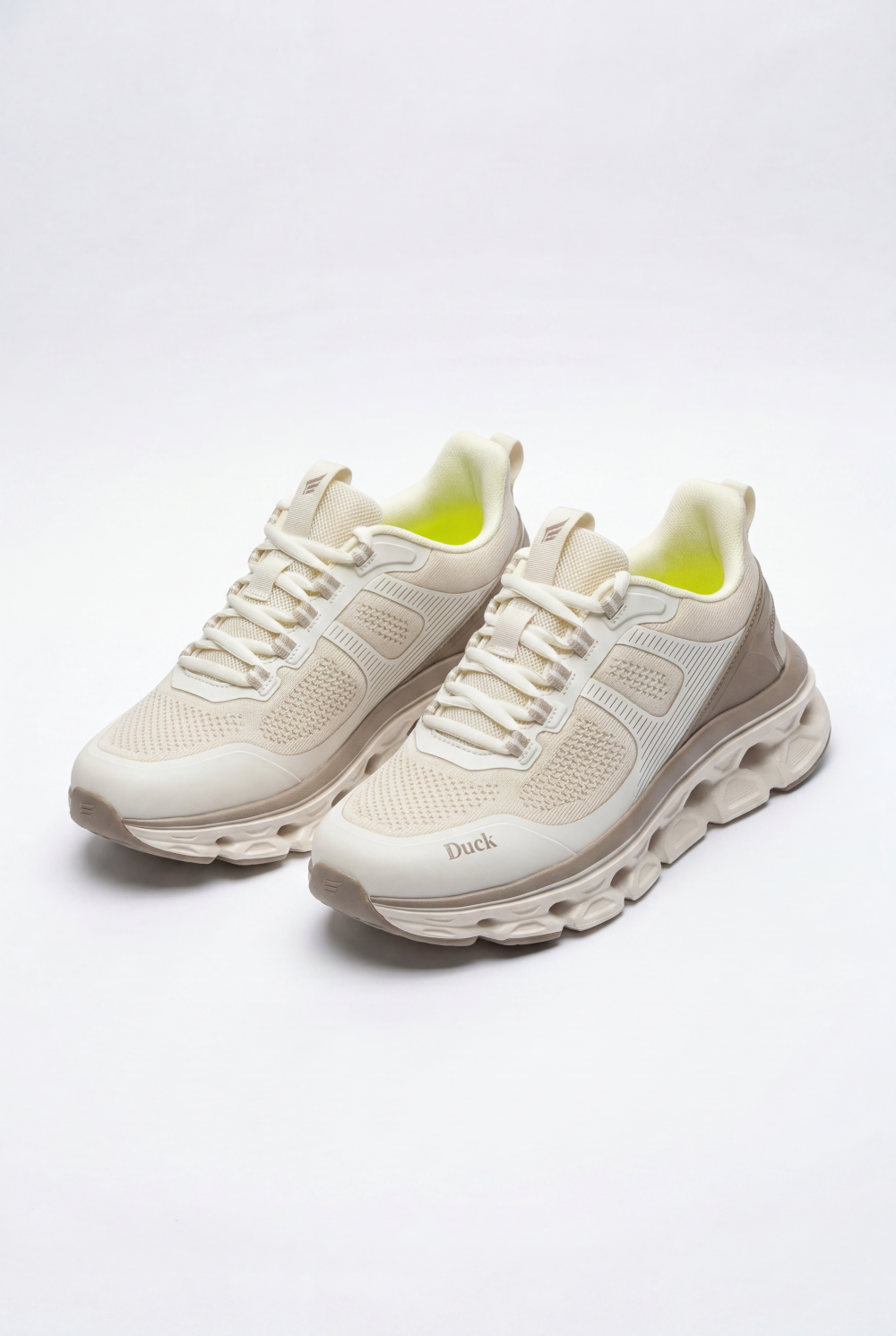 Men’s Tomato Store Sport Sneaker Breathable Lace Up Closure Chunky Air Cushion Duck Shoes
