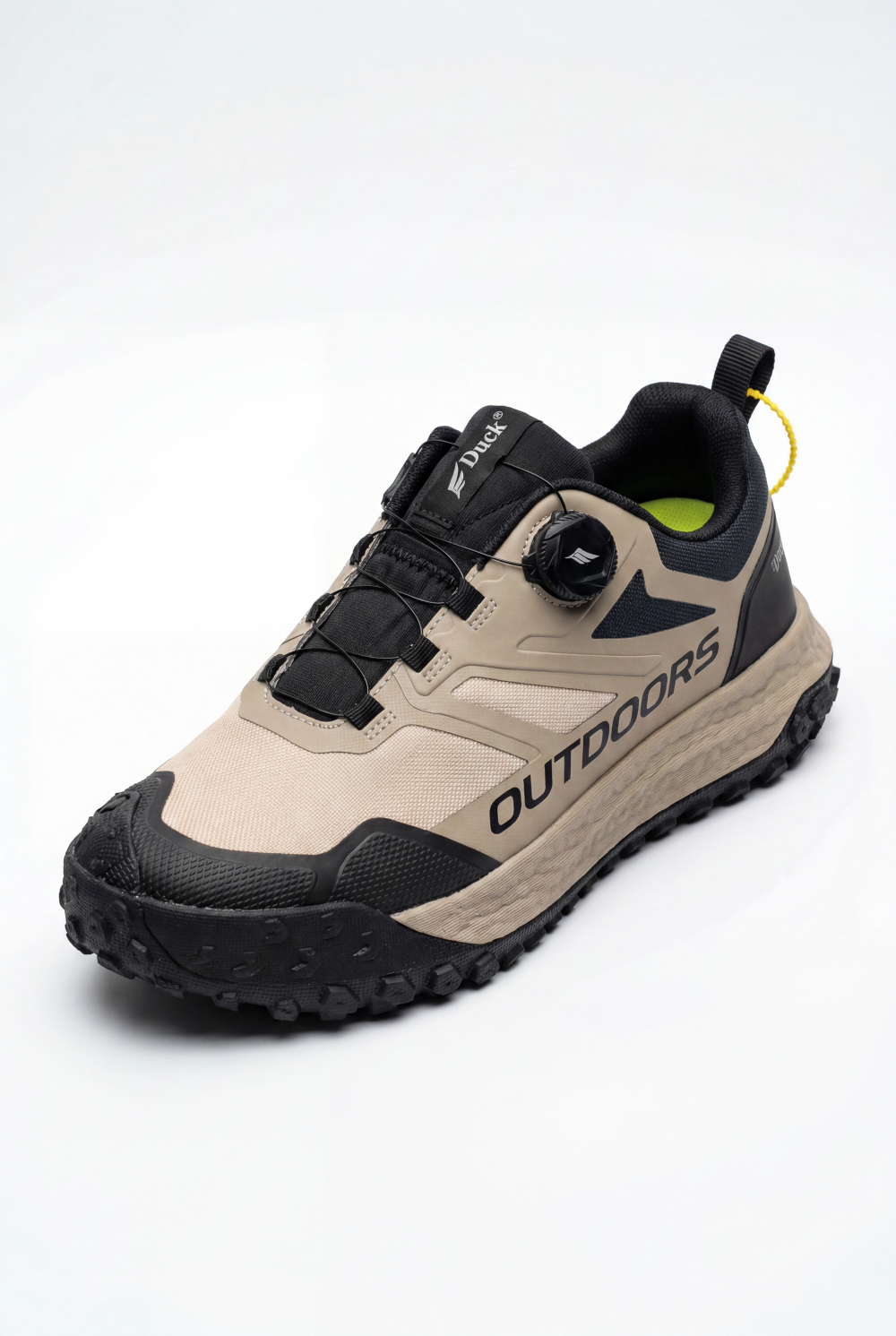 Men’s Tomato Store Outdoor Trek Shoe Rugged Build Reinforced Upper Quick Lock Lace Duck Shoes