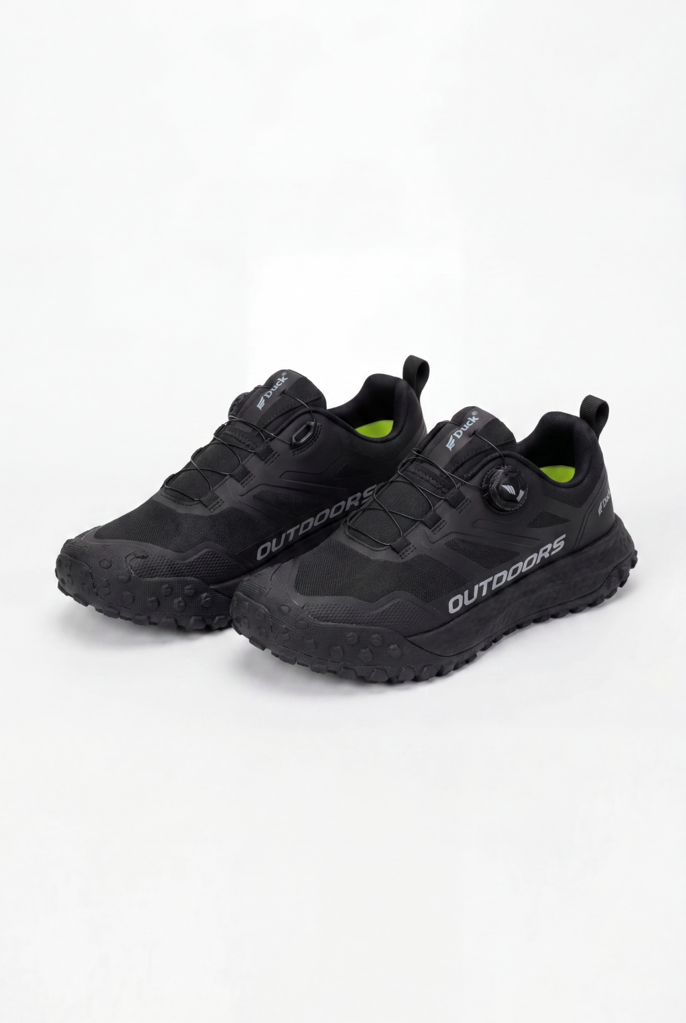 Men’s Tomato Store Outdoor Trek Shoe Rugged Build Reinforced Upper Quick Lock Lace Duck Shoes