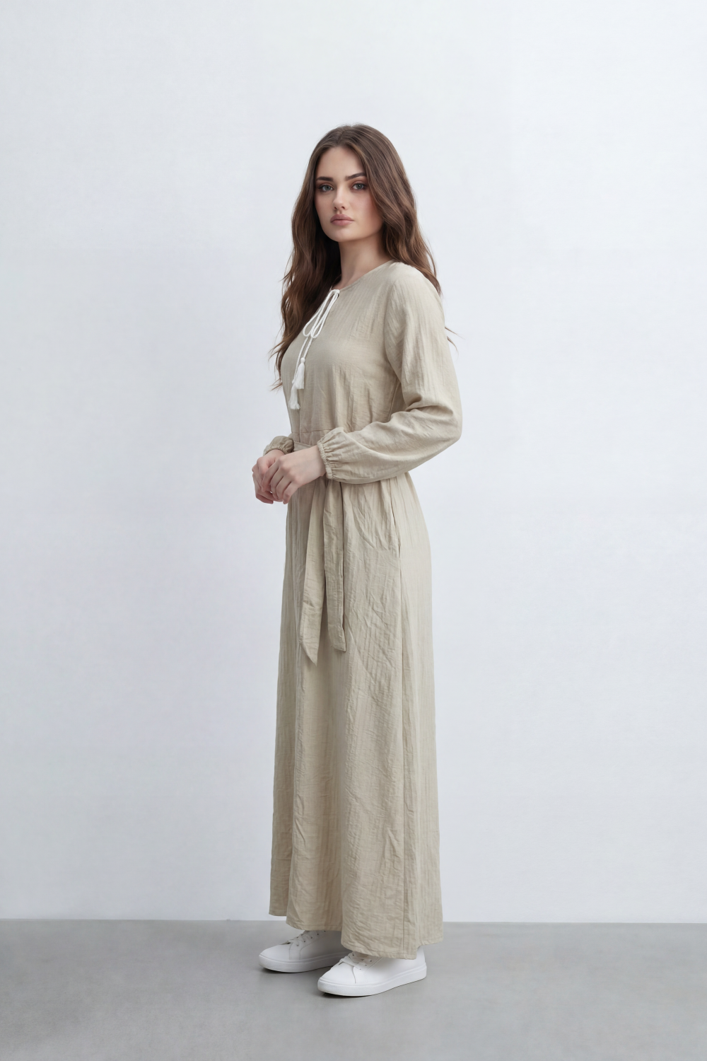 crinkle gauze maxi dress Plus Size - Crinkle Gauze Button-Front Maxi Dress