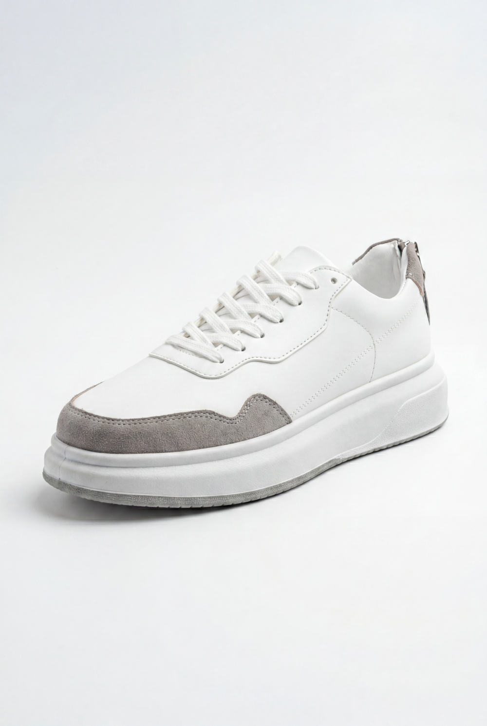Men’s Tomato Store Casual Leather Sneaker Smooth Upper Clean Panel Shoes