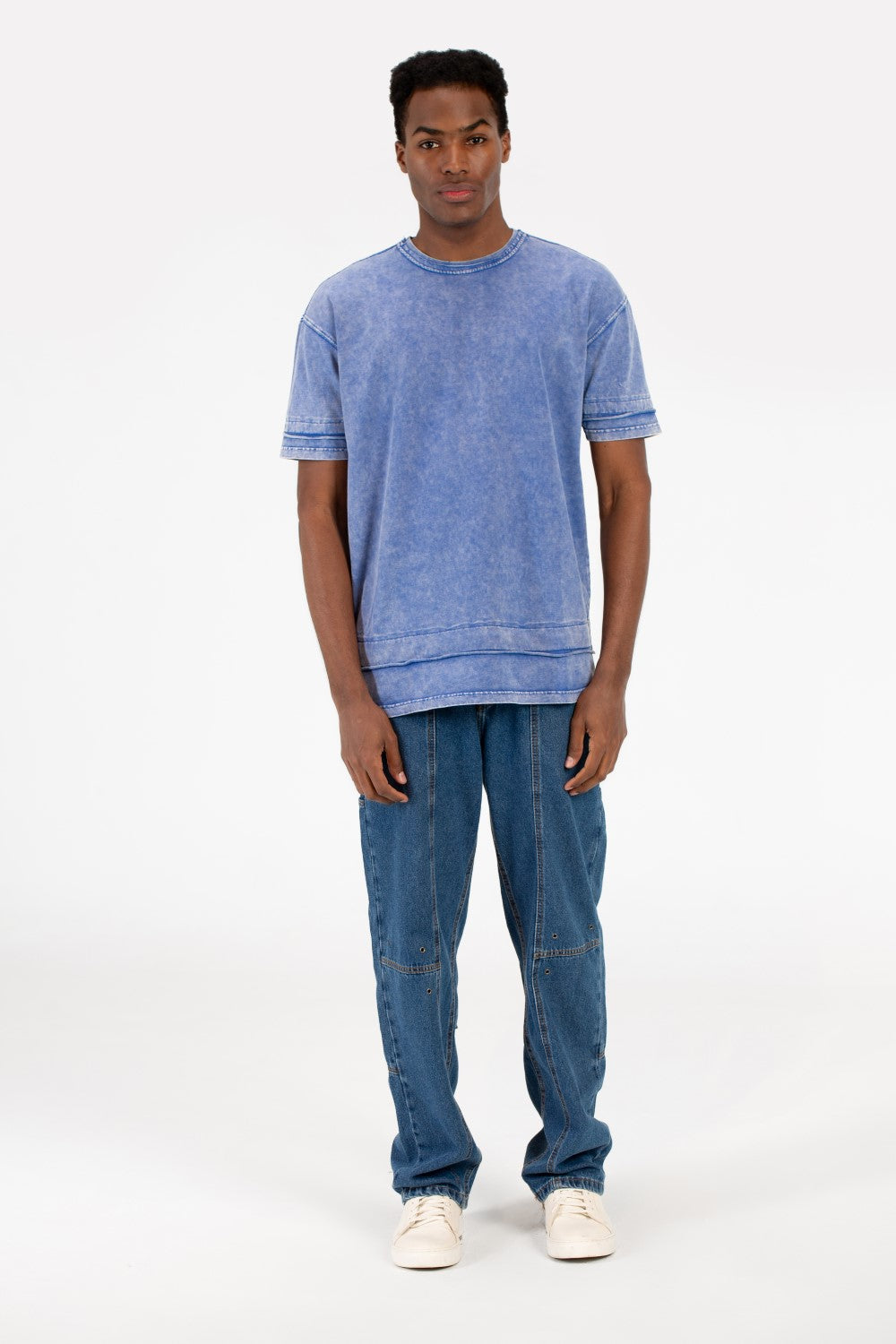 Men's Basic Washed Short Sleeve T-Shirt