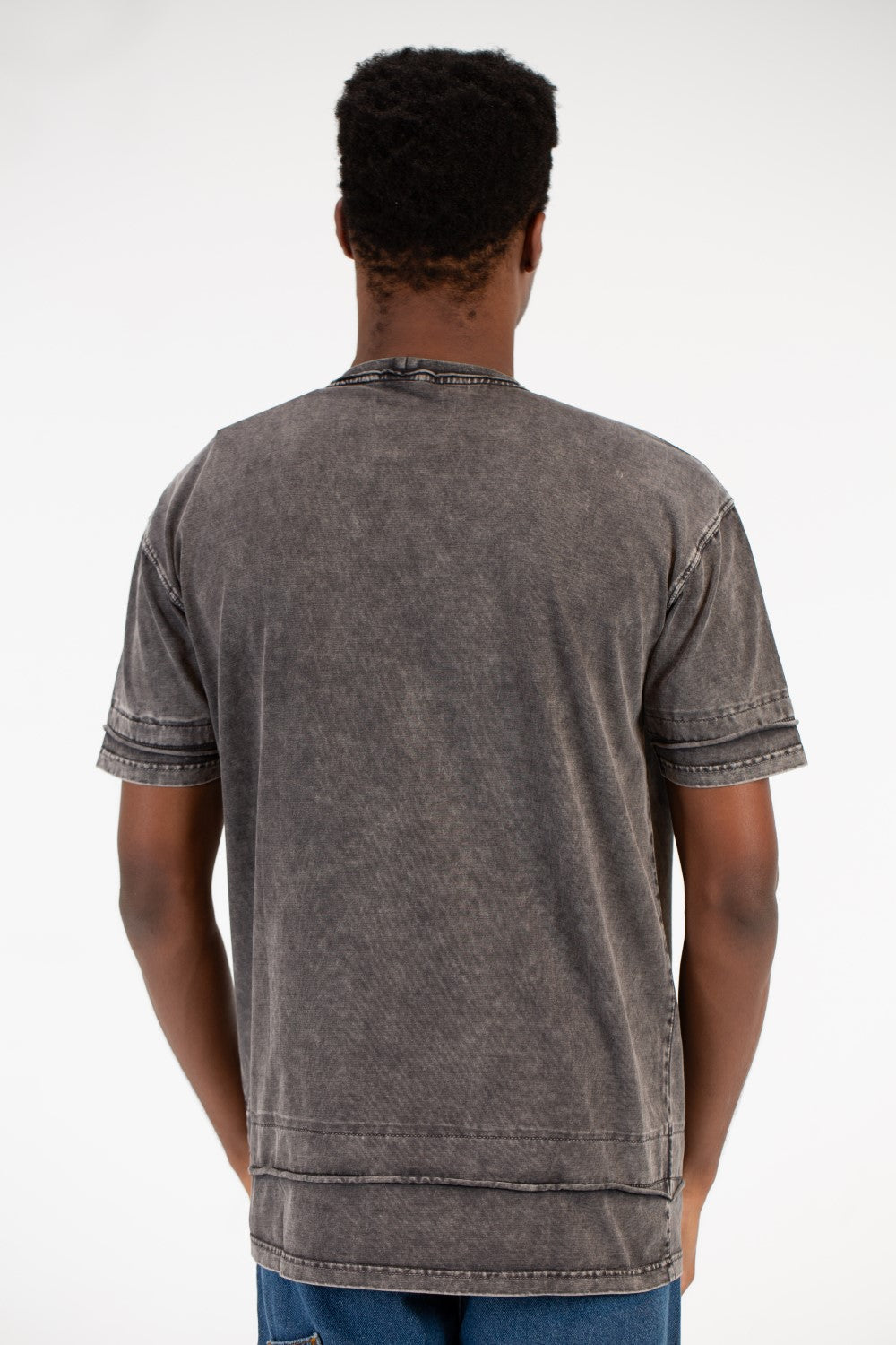 Men's Basic Washed Short Sleeve T-Shirt
