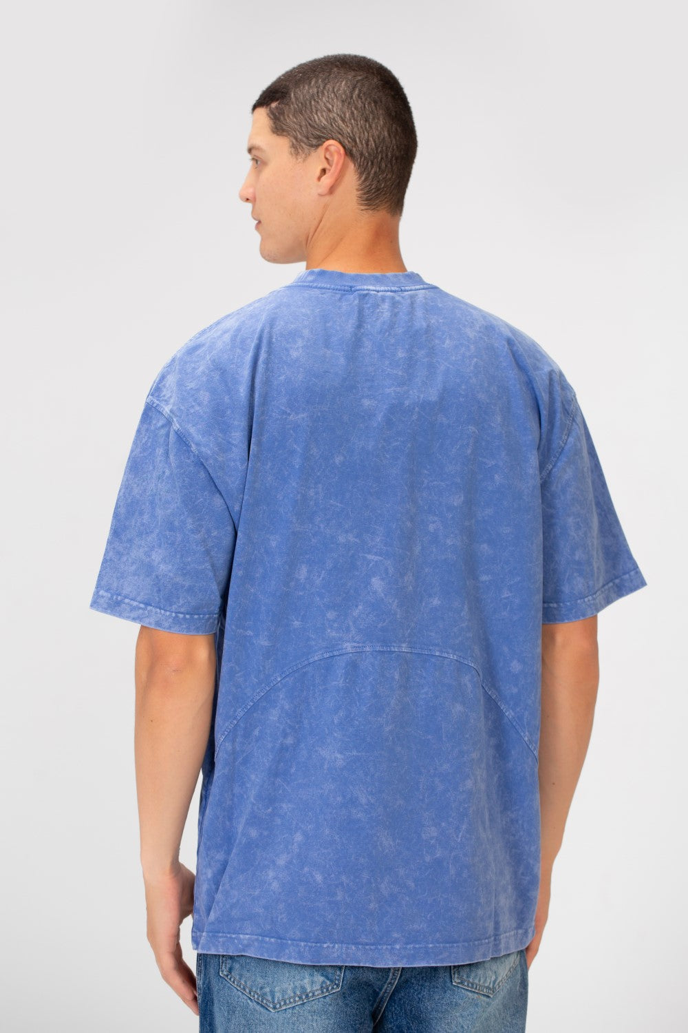 Men's Modern Oversized Short Sleeves Round Neck Basic T-shirt