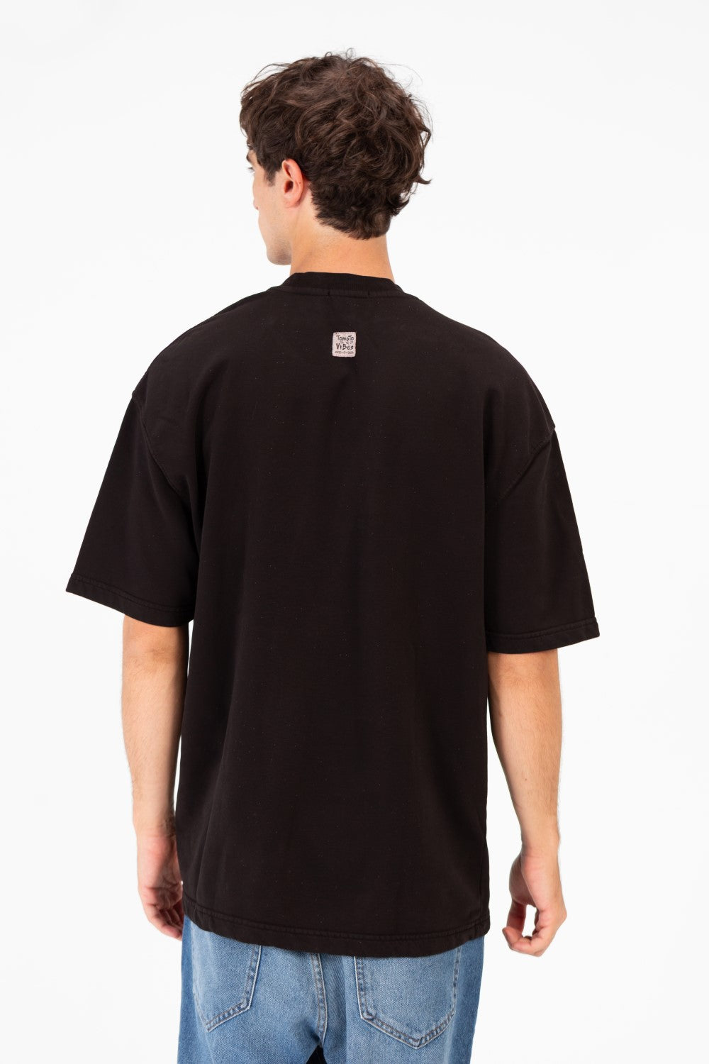 Men's Tomato Basic Short Sleeve Regular Fit Crew Neck T-Shirt